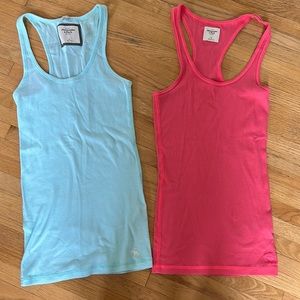 Abercrombie & Fitch womens racer back tank tops size medium